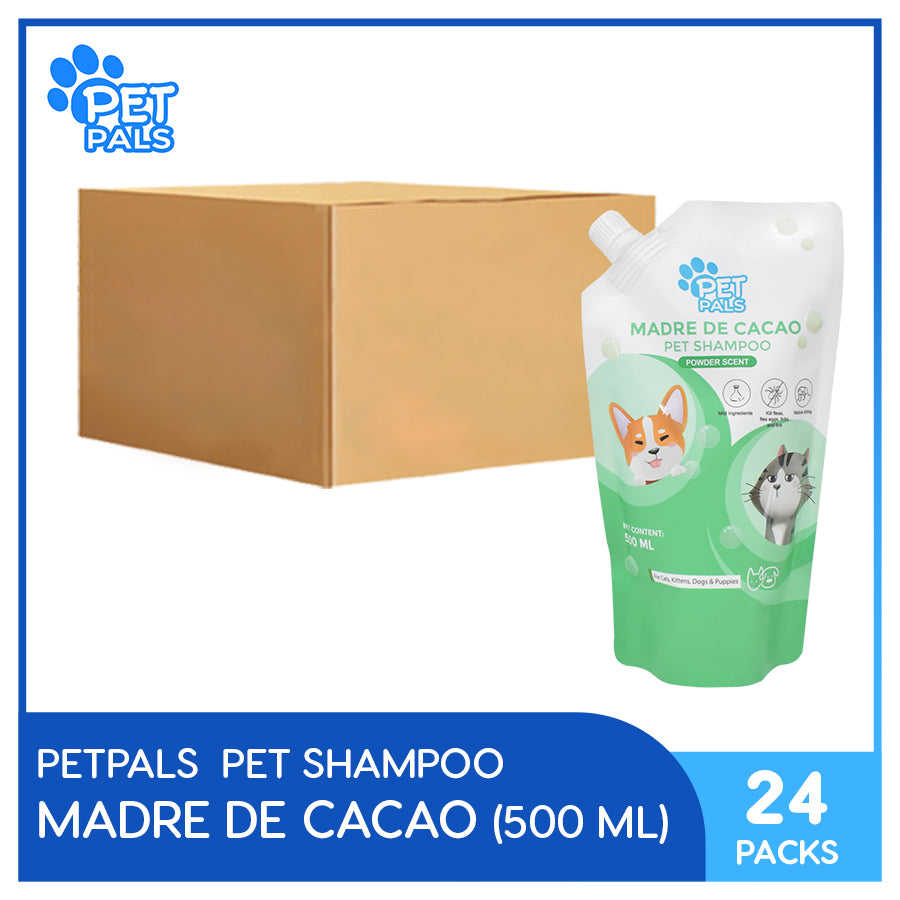 Pet Pals Madre de Cacao Pet Shampoo 500ml Pack of 24 (1 Case)