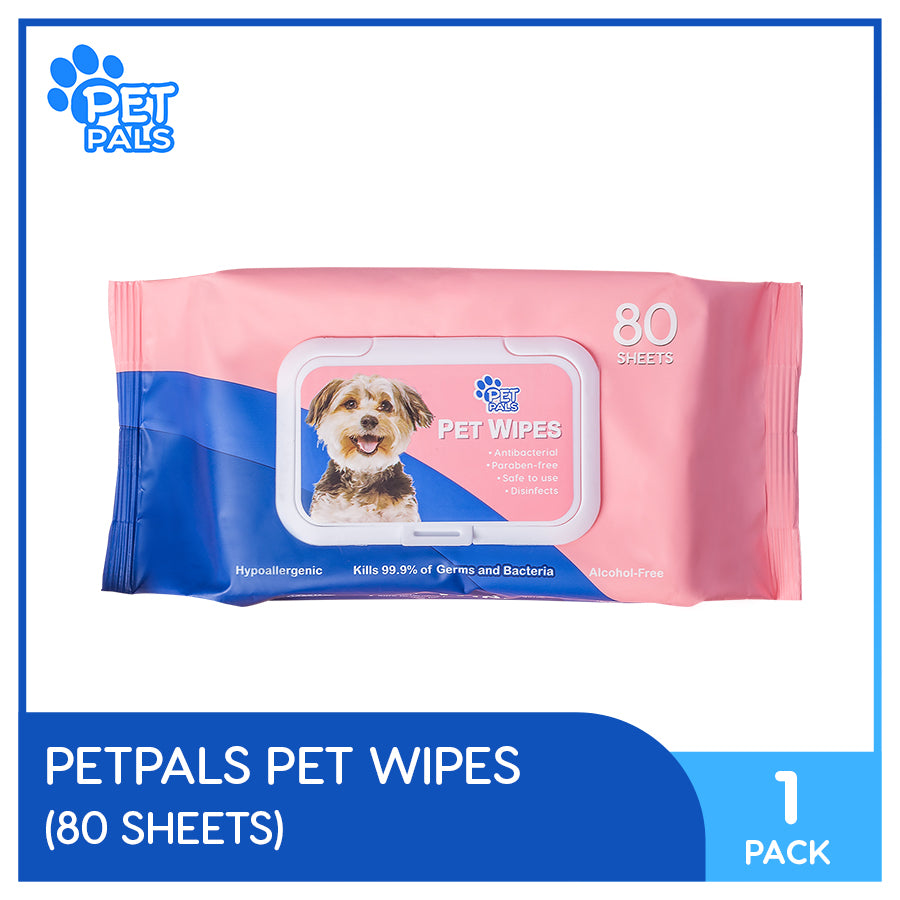 PetPals Pet Wipes 80's Pack of 1