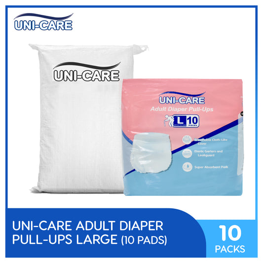 Uni-Care Adult Pull-Ups 10's (Large) Pack of 10 (1 Bale)