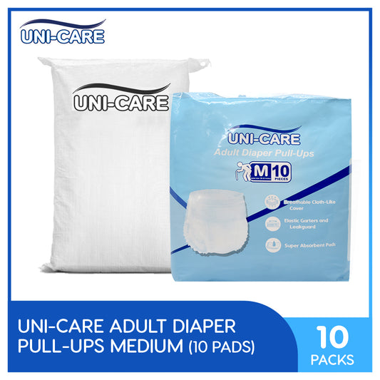 Uni-Care Adult Pull-Ups 10's (Medium) Pack of 10 (1 Bale)