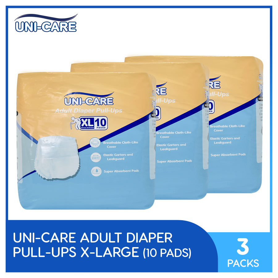 Uni-Care Adult Pull-Ups 10's (XL) Pack of 3