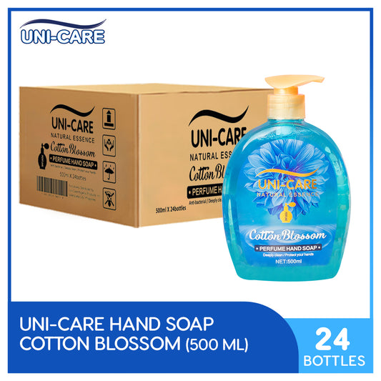 Uni-Care Cotton Blossom Perfume Handsoap 500ml Bottle of 24 (1 Case)