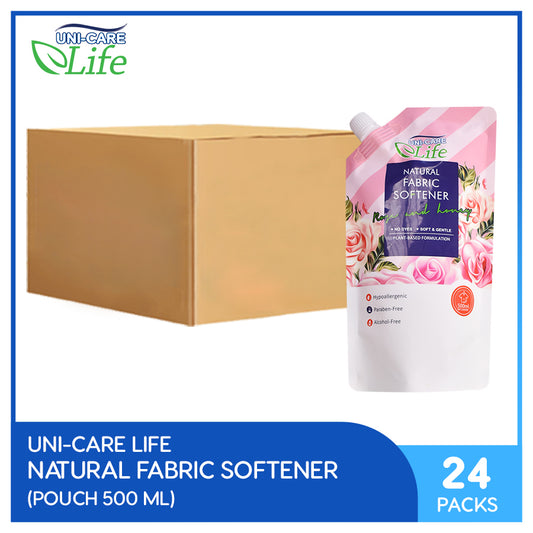 Uni-Care Life Fabric Softener 500ml Pack of 24 (1 Case)