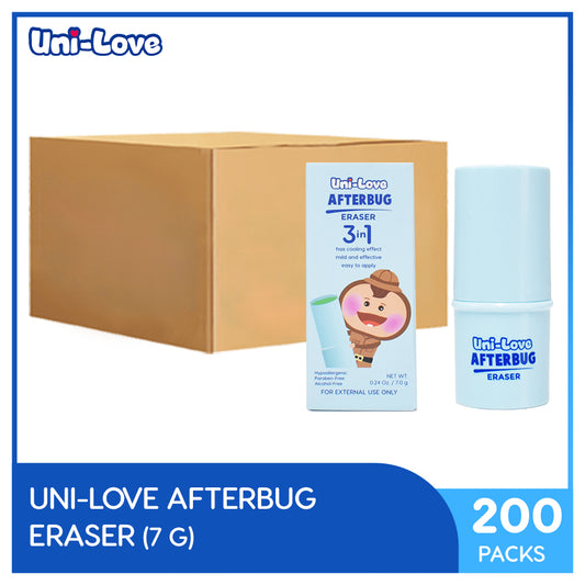 UniLove Afterbug Eraser 7g Pack of 200 (1 Case)