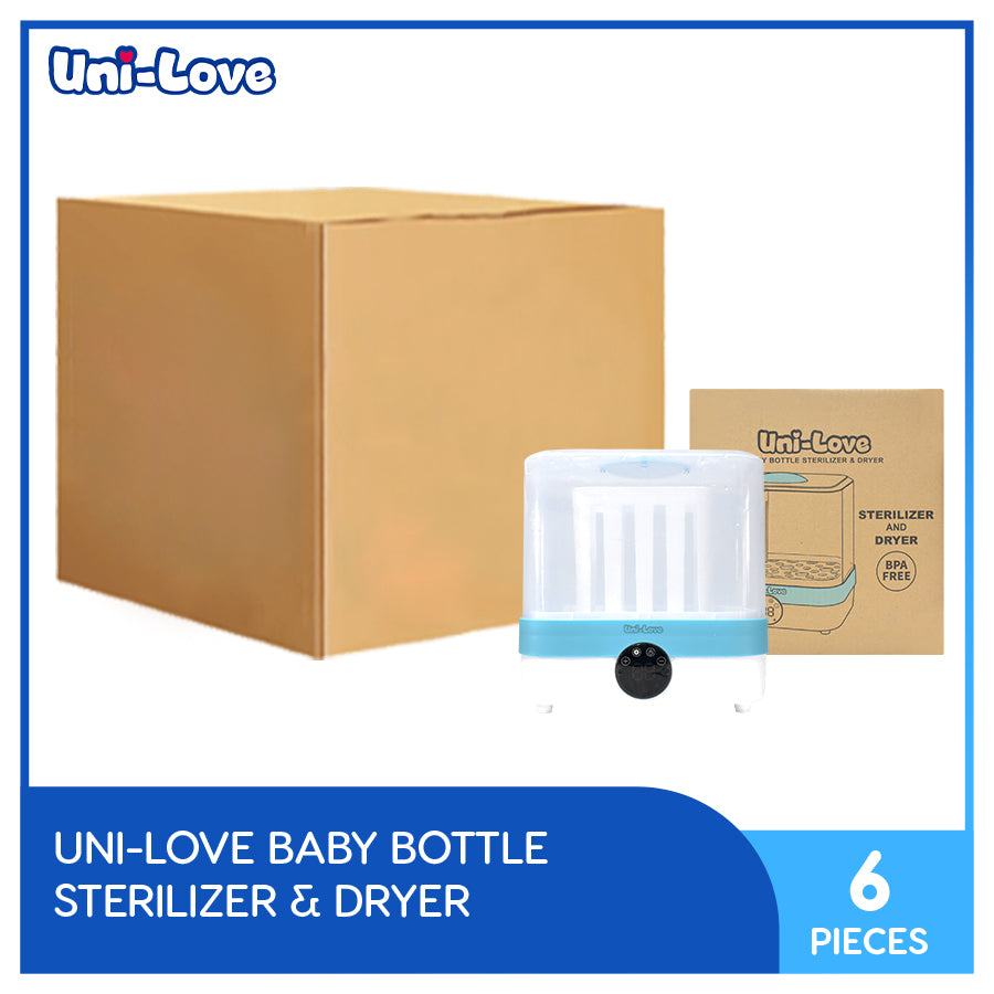 UniLove Baby Bottle Sterilizer and Dryer Pack of 6 (1 Case)