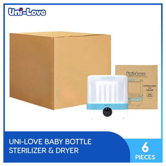 UniLove Baby Bottle Sterilizer and Dryer Pack of 6 (1 Case)