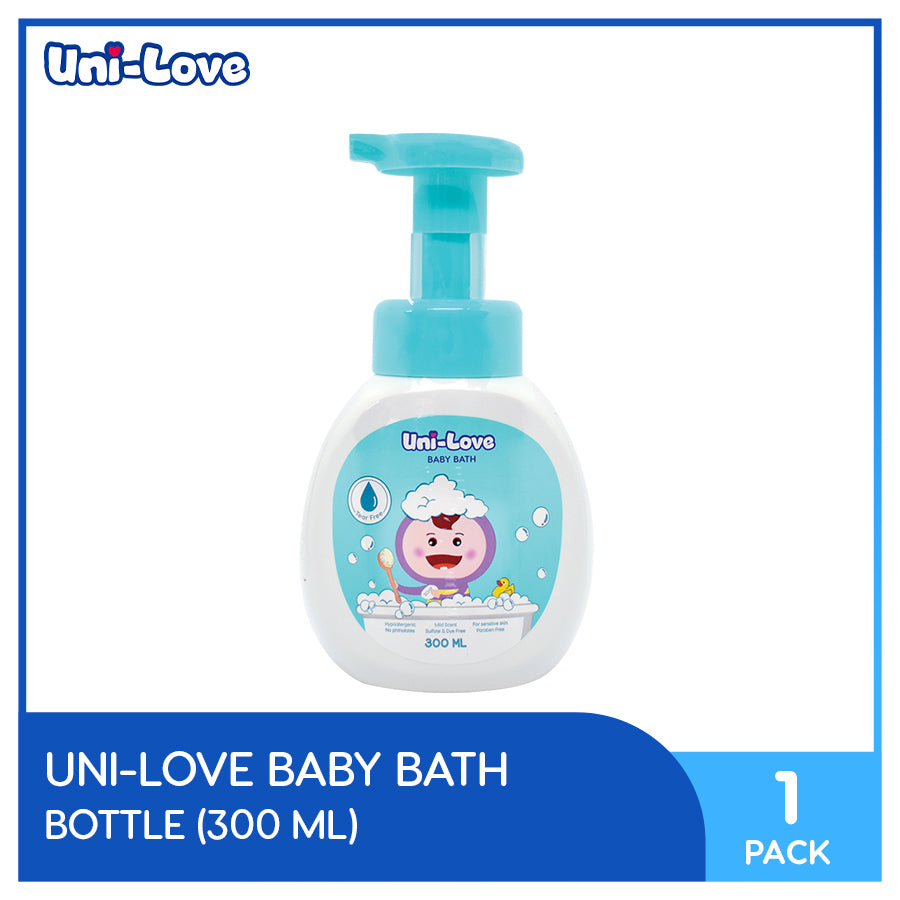 UniLove Baby Bath 300ml Bottle of 1