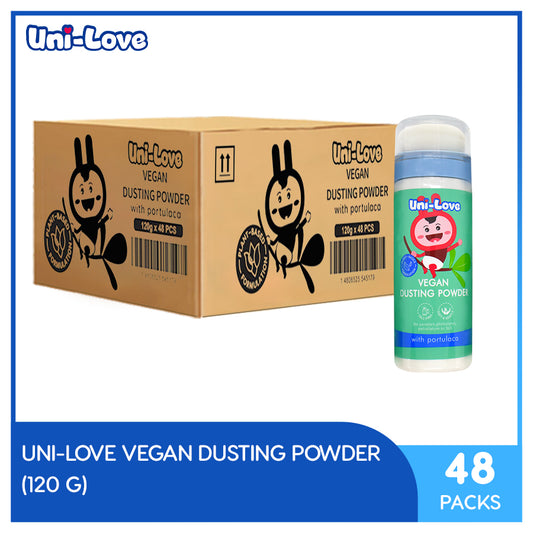 UniLove Vegan Baby Dusting Powder 120g Pack of 48 (1 Case)