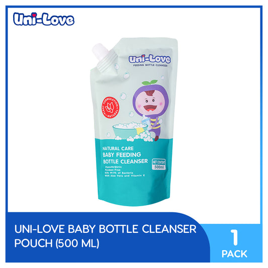 UniLove Baby Bottle Cleanser 500ml (Pouch) Pack of 2