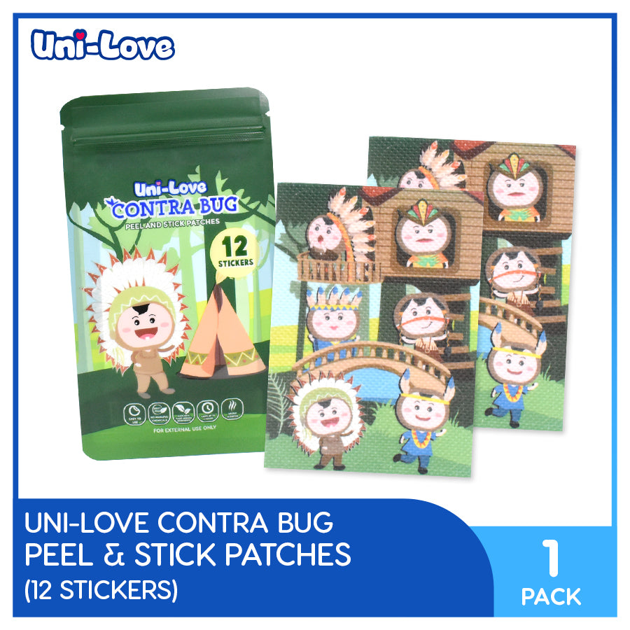 UniLove Contra Bug Peel and Stick Patches Pack of 1